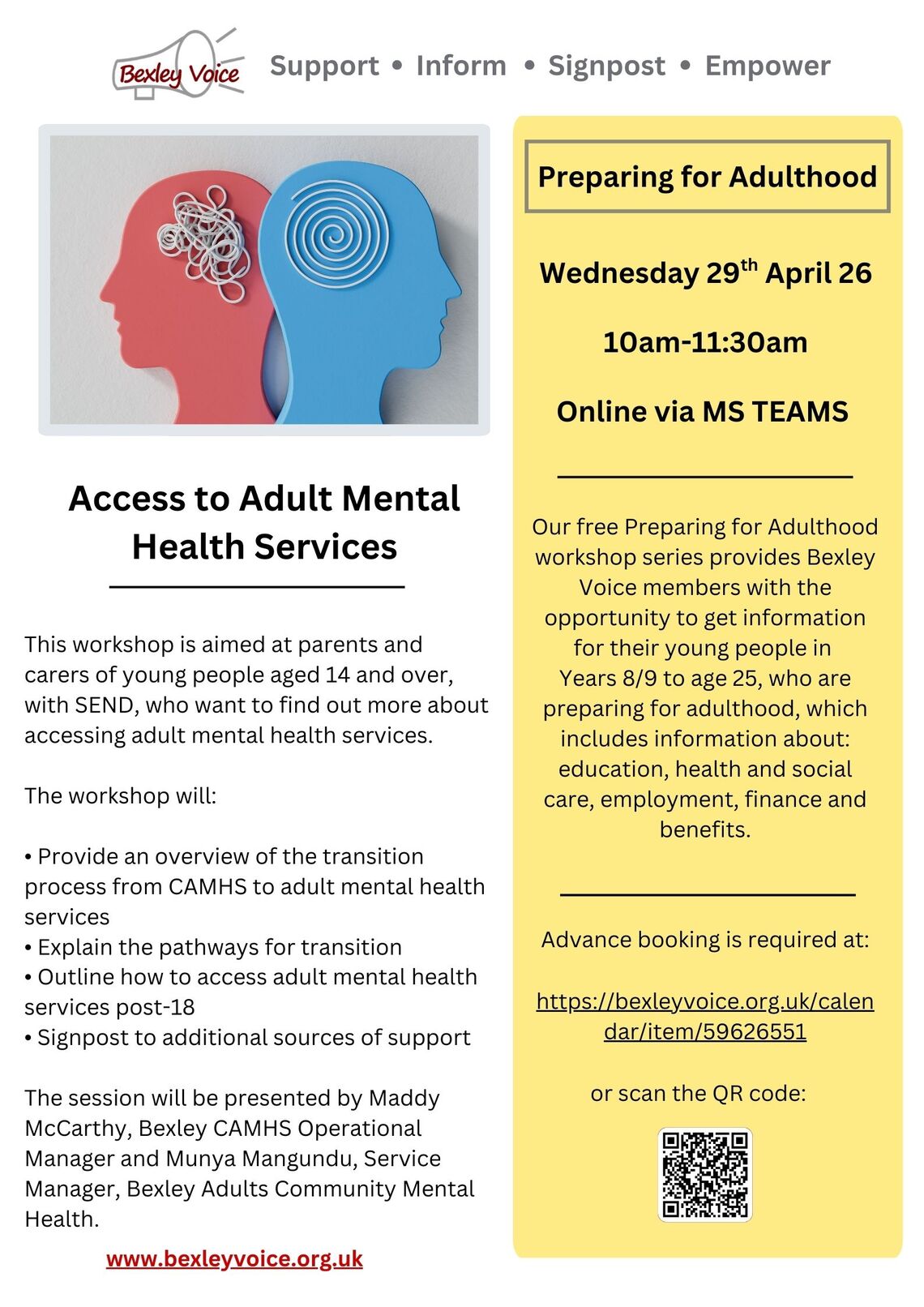 Access to Adult Mental Health Services 29.4.26