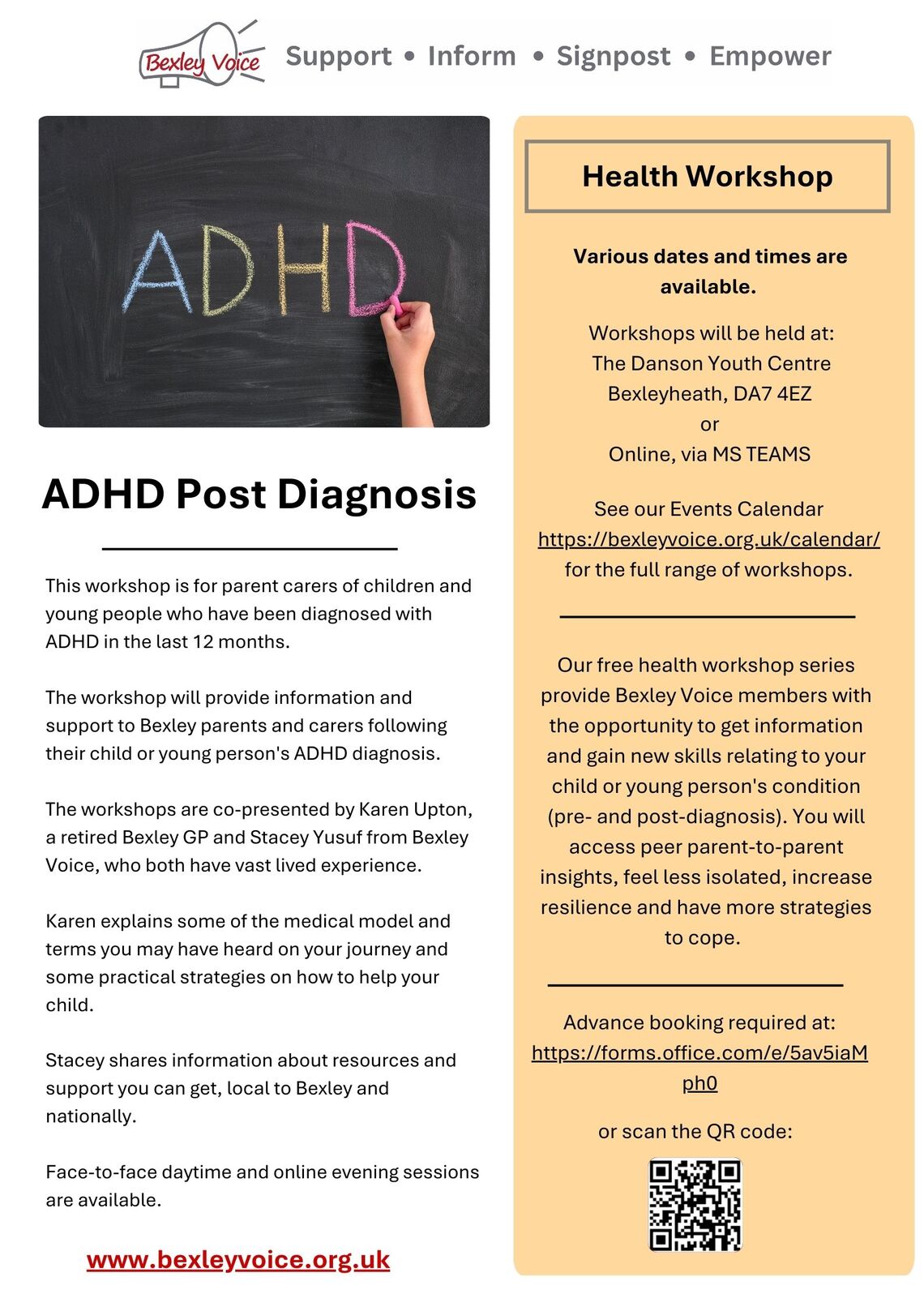 ADHD PD Workshops Flyer 2026