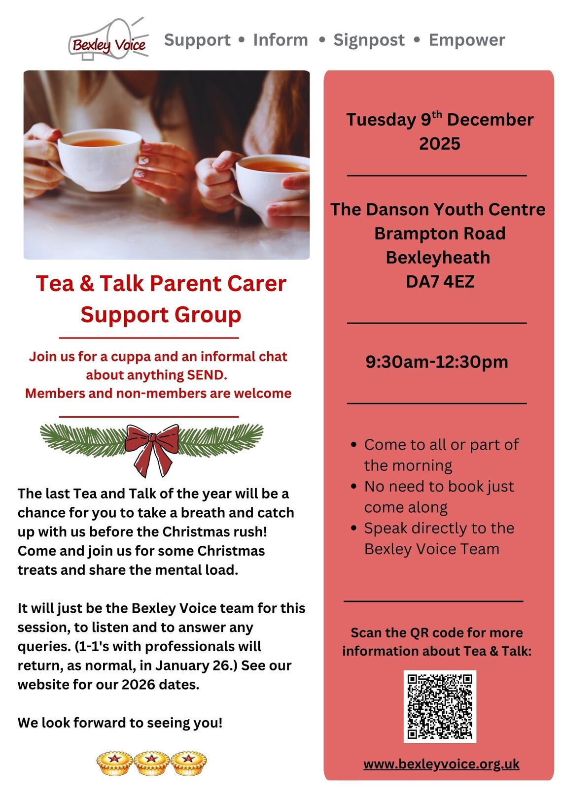 Tea & Talk Dec 25