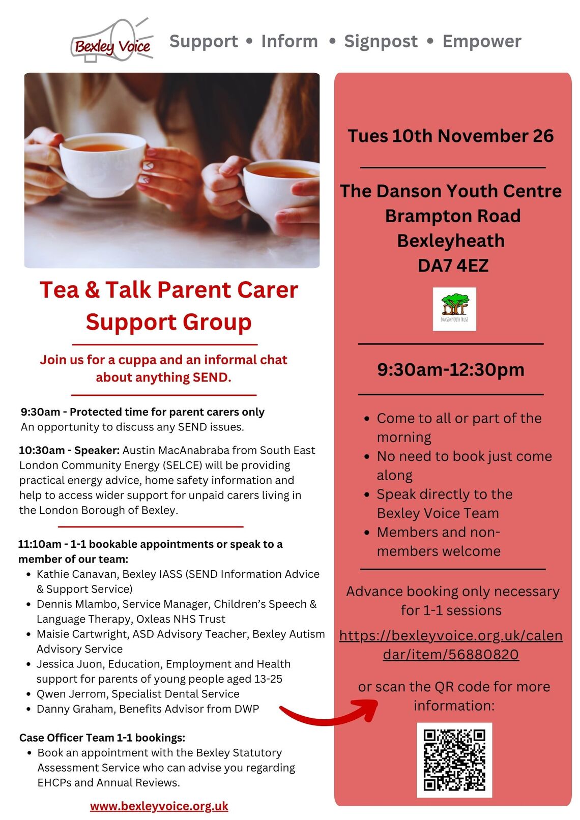 Tea & Talk Flyer 10.11.26