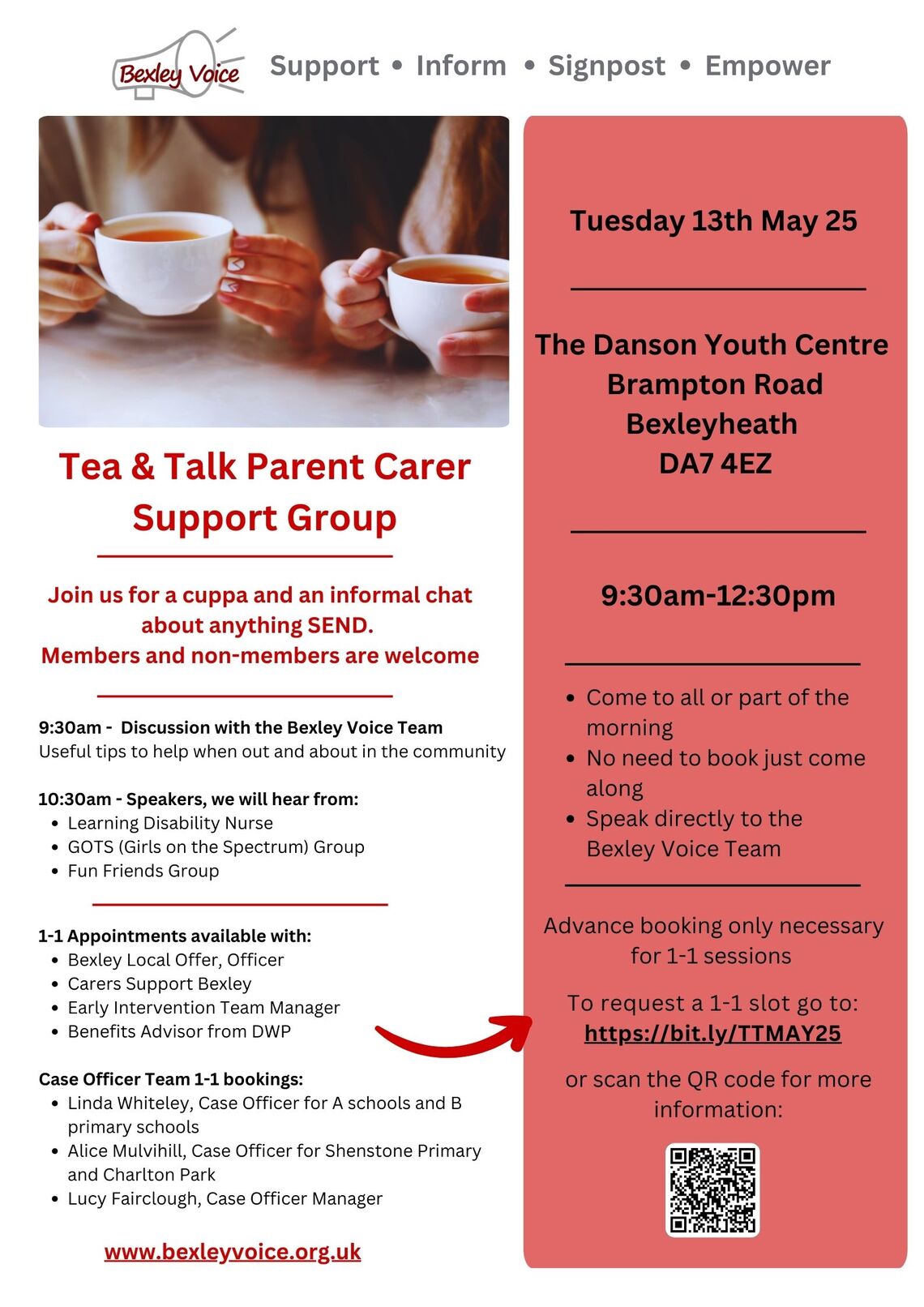 Tea & Talk Flyer 13.5.25